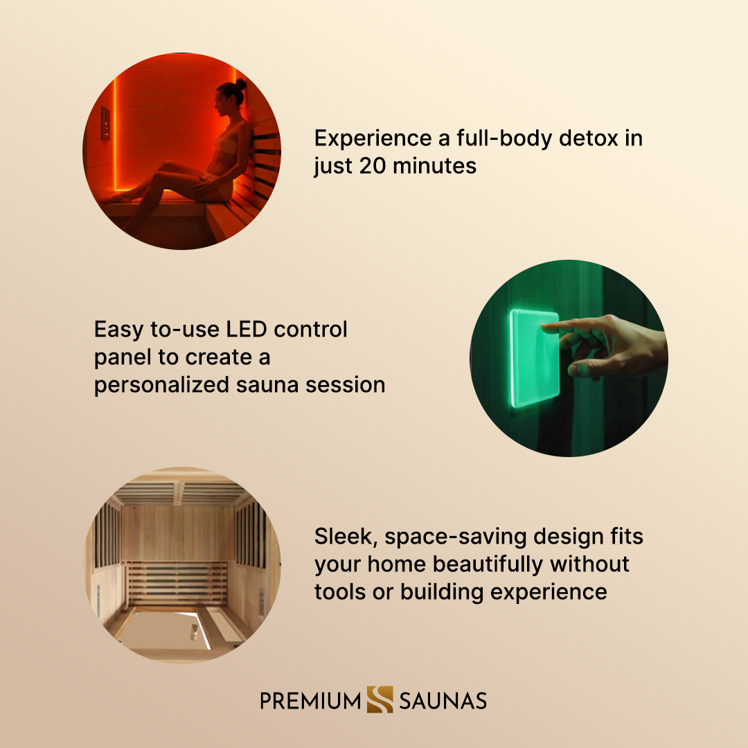 Dynamic Saunas Sauna Dynamic Barcelona Elite 1-2-person Ultra Low EMF FAR Infrared Sauna - DYN-6106-01 Elite