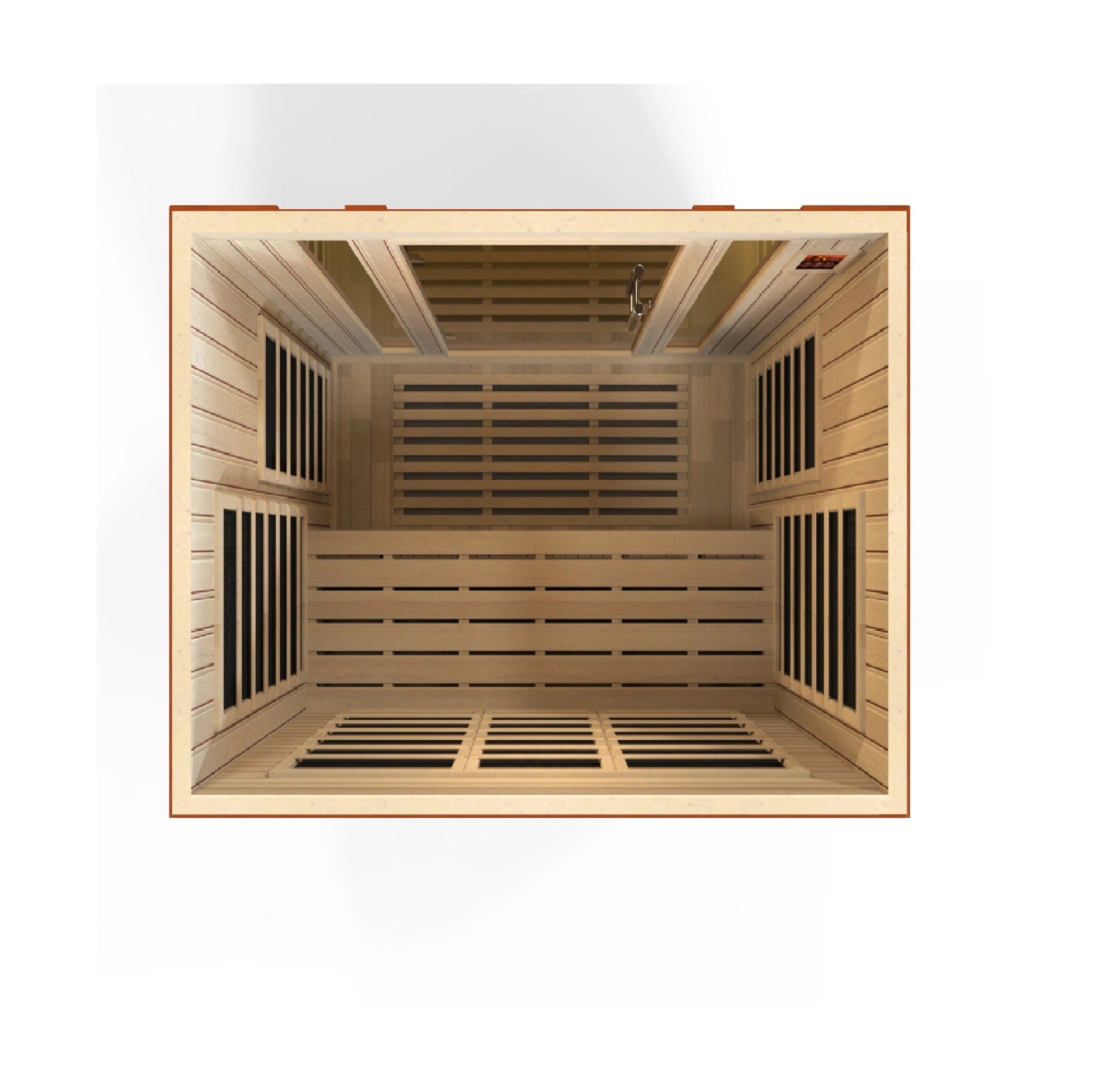 Dynamic Saunas Sauna Dynamic "Bellagio" 3-person Low EMF FAR Infrared Sauna - DYN-6306-02