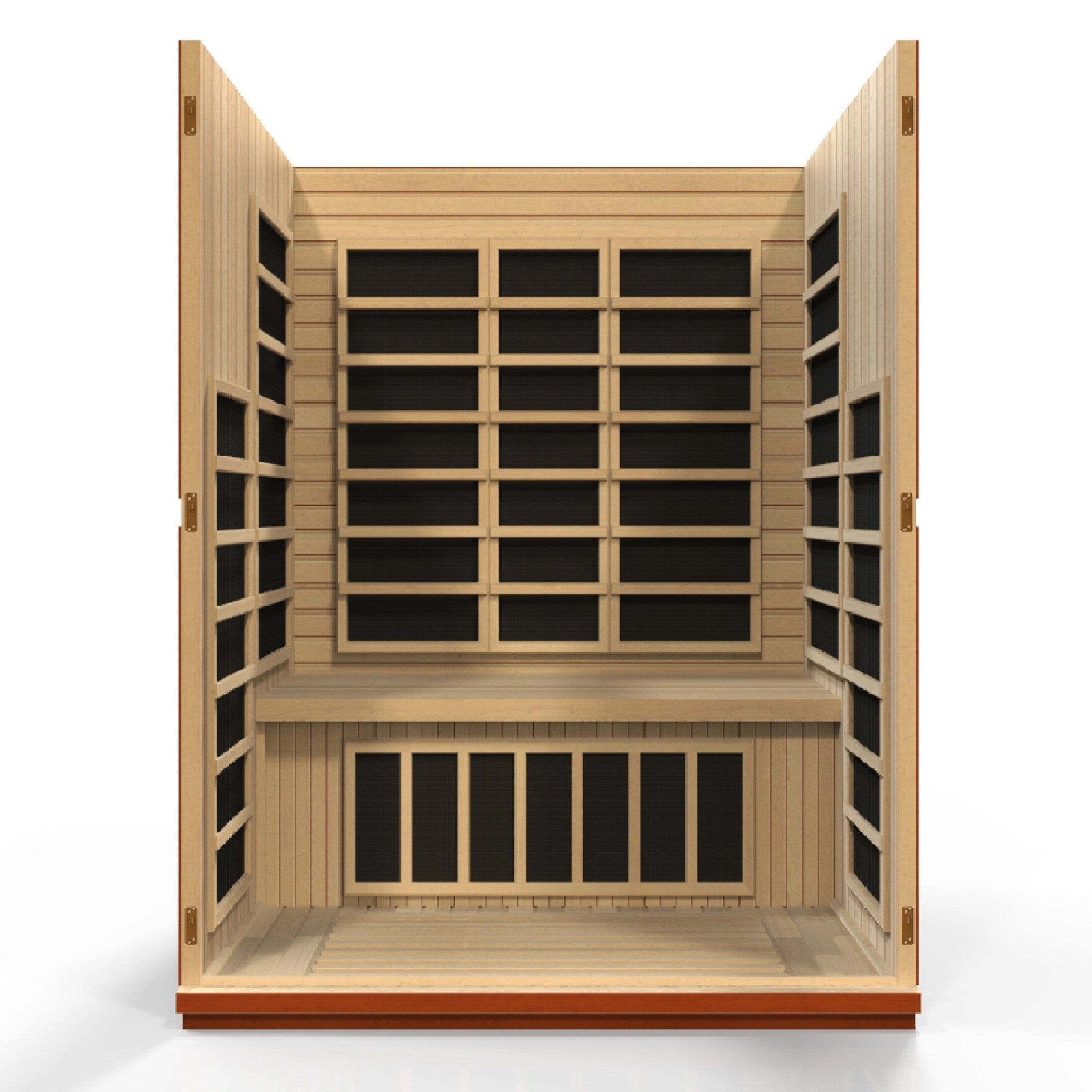 Dynamic Saunas Sauna Dynamic "Bellagio" 3-person Low EMF FAR Infrared Sauna - DYN-6306-02