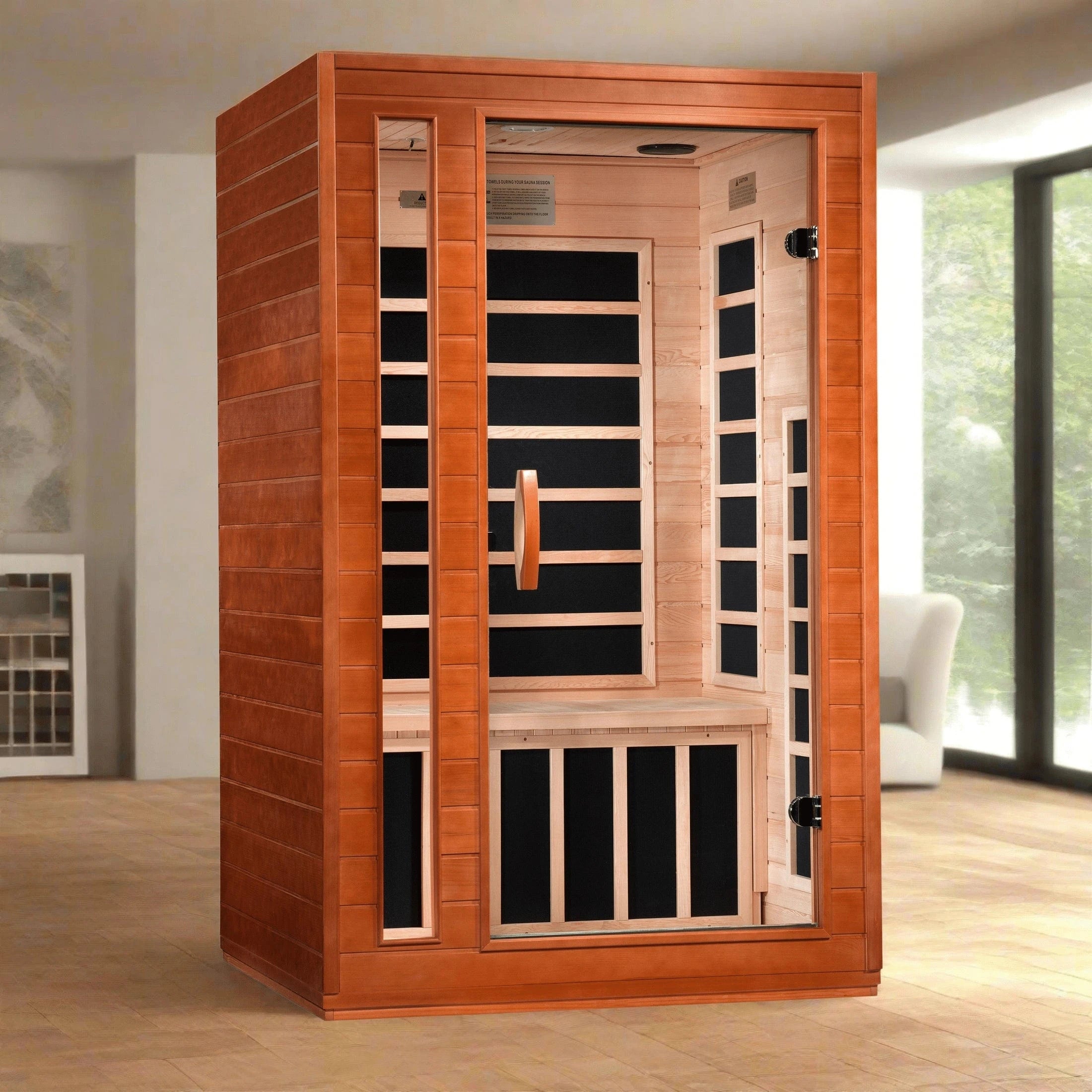 Dynamic Saunas Sauna Dynamic "Cordoba" 2-person Low EMF FAR Infrared Sauna