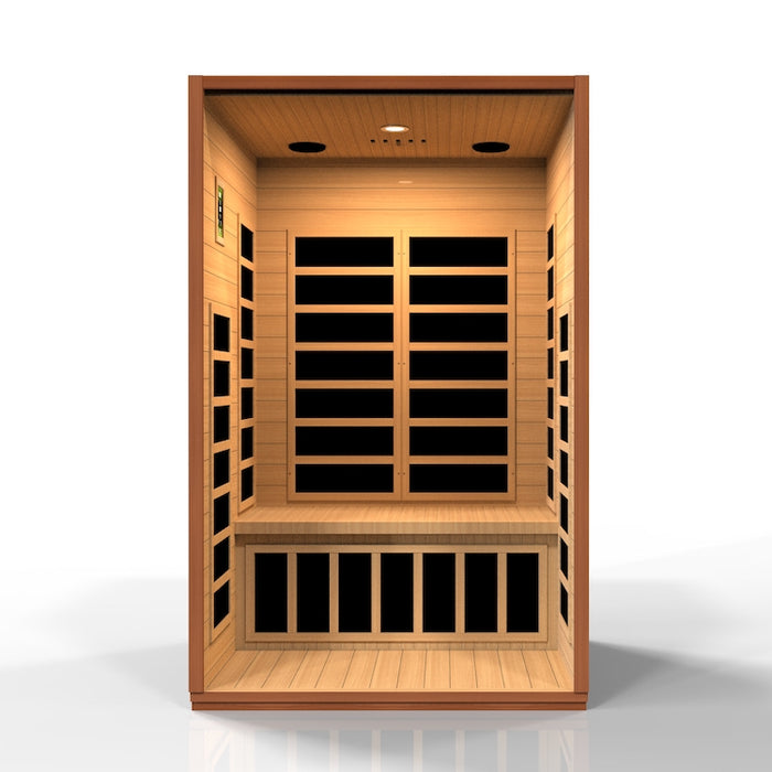 Dynamic Saunas Sauna Dynamic Cordoba Elite 2-person Ultra Low EMF FAR Infrared Sauna - DYN-6203-01 Elite