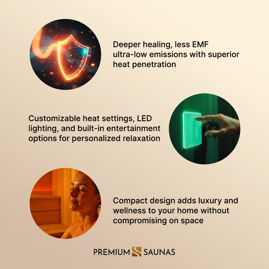 Dynamic Saunas Sauna Dynamic Heming Elite 2-person Corner Ultra Low EMF FAR Infrared Sauna - DYN-6225-02 Elite
