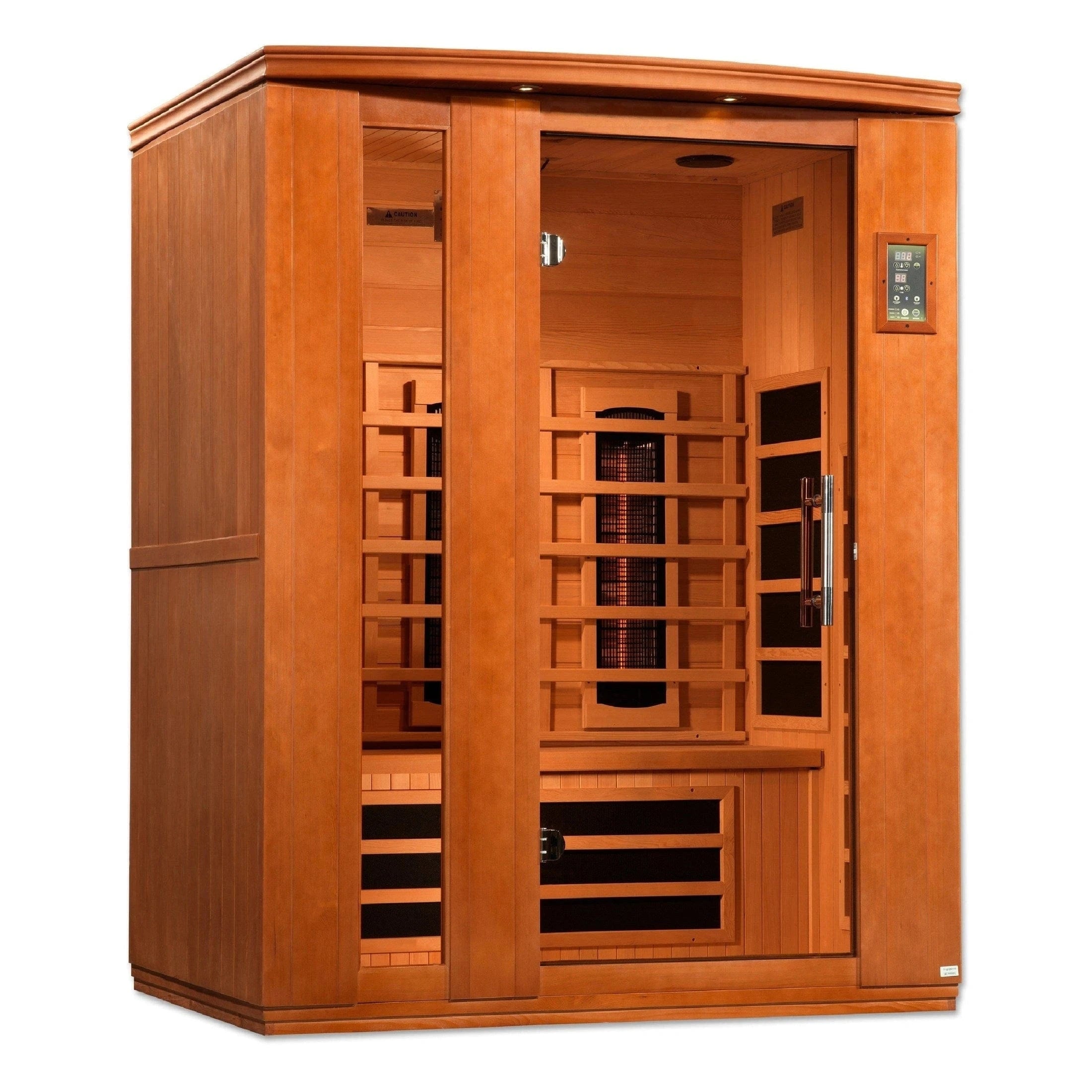 Dynamic Saunas Sauna Dynamic "Lugano" 3-Person Full Spectrum Near Zero EMF FAR Infrared Sauna