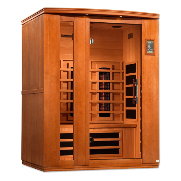 Dynamic Saunas Sauna Dynamic "Lugano" 3-Person Full Spectrum Near Zero EMF FAR Infrared Sauna