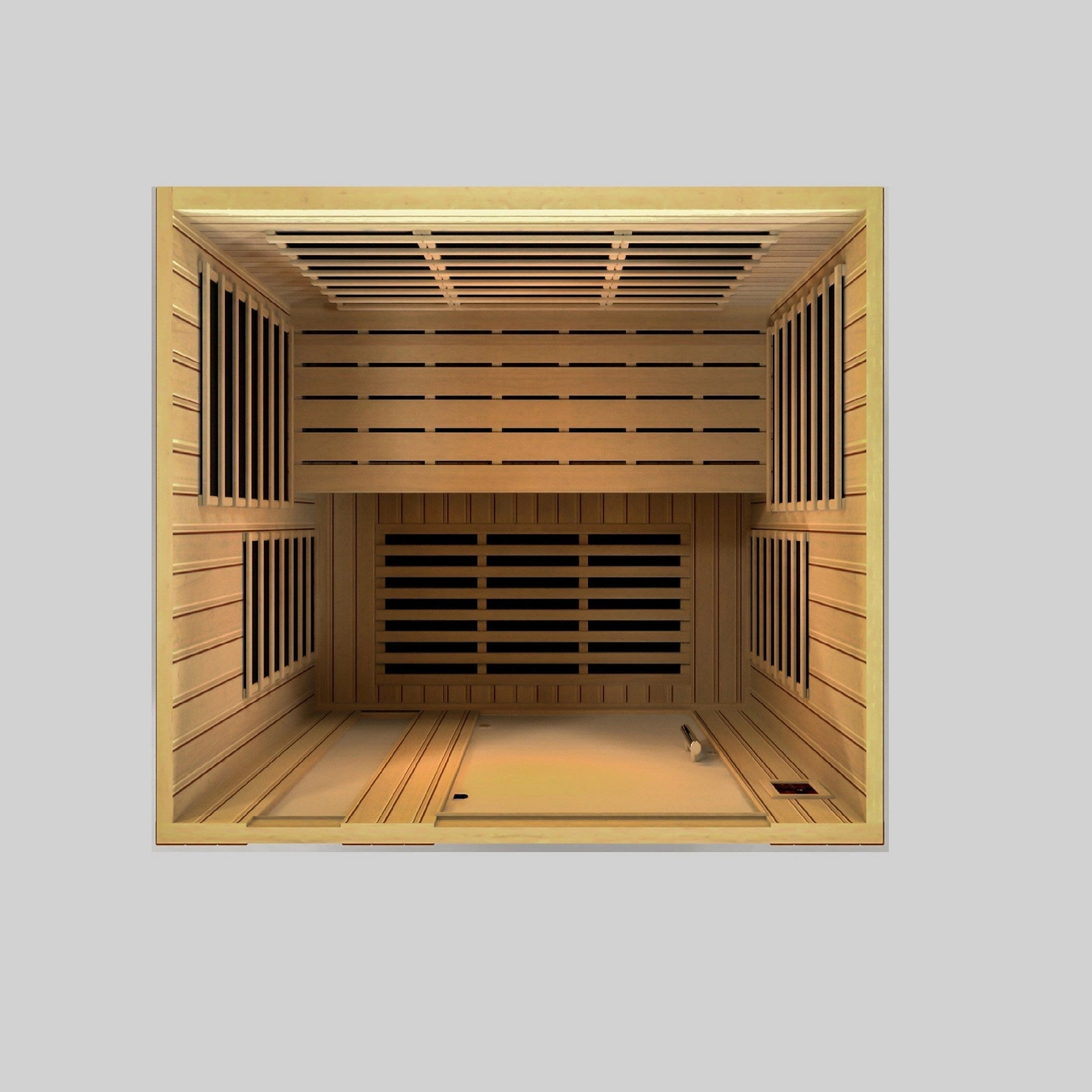Dynamic Saunas Sauna Dynamic Lugano 3-person Ultra Low EMF FAR Infrared Sauna - DYN-6336-02 Elite