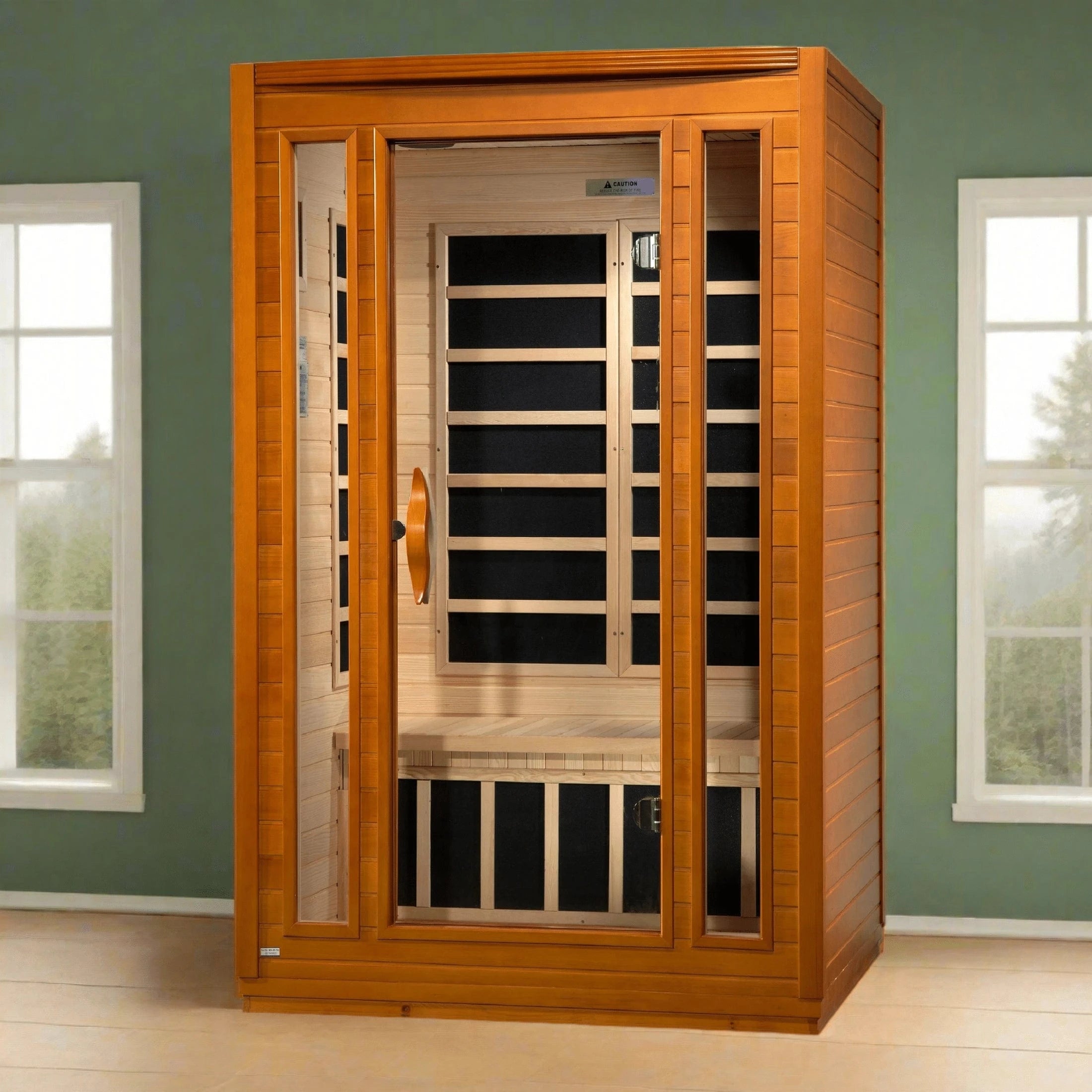 Dynamic Saunas Sauna Dynamic San Marino Elite 2-person Ultra Low EMF FAR Infrared Sauna