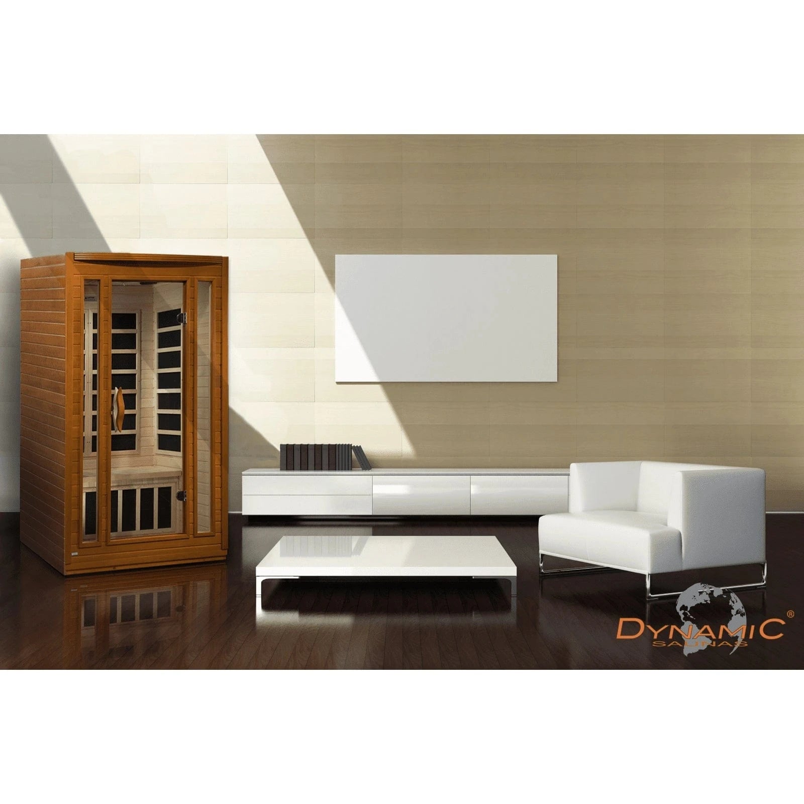 Dynamic Saunas Sauna Dynamic San Marino Elite 2-person Ultra Low EMF FAR Infrared Sauna