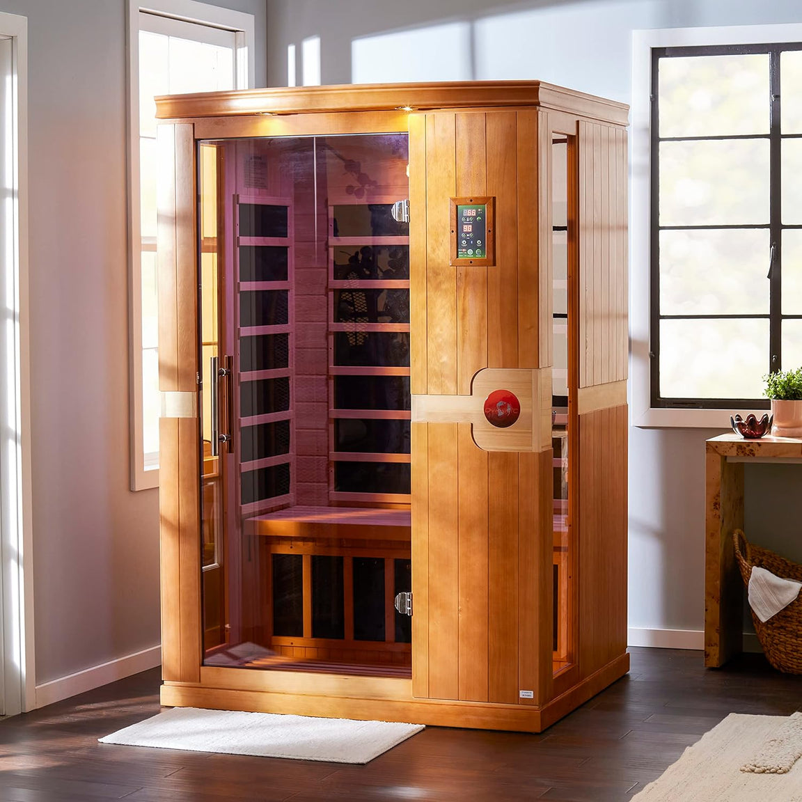 Dynamic Saunas Sauna Dynamic Venice Elite 2-person Ultra Low EMF FAR Infrared Sauna - DYN-6210-01 Elite