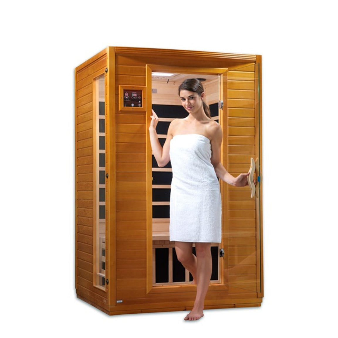 Dynamic Saunas Sauna Dynamic "Versailles" 2-person Low EMF FAR Infrared Sauna DYN-6202-03