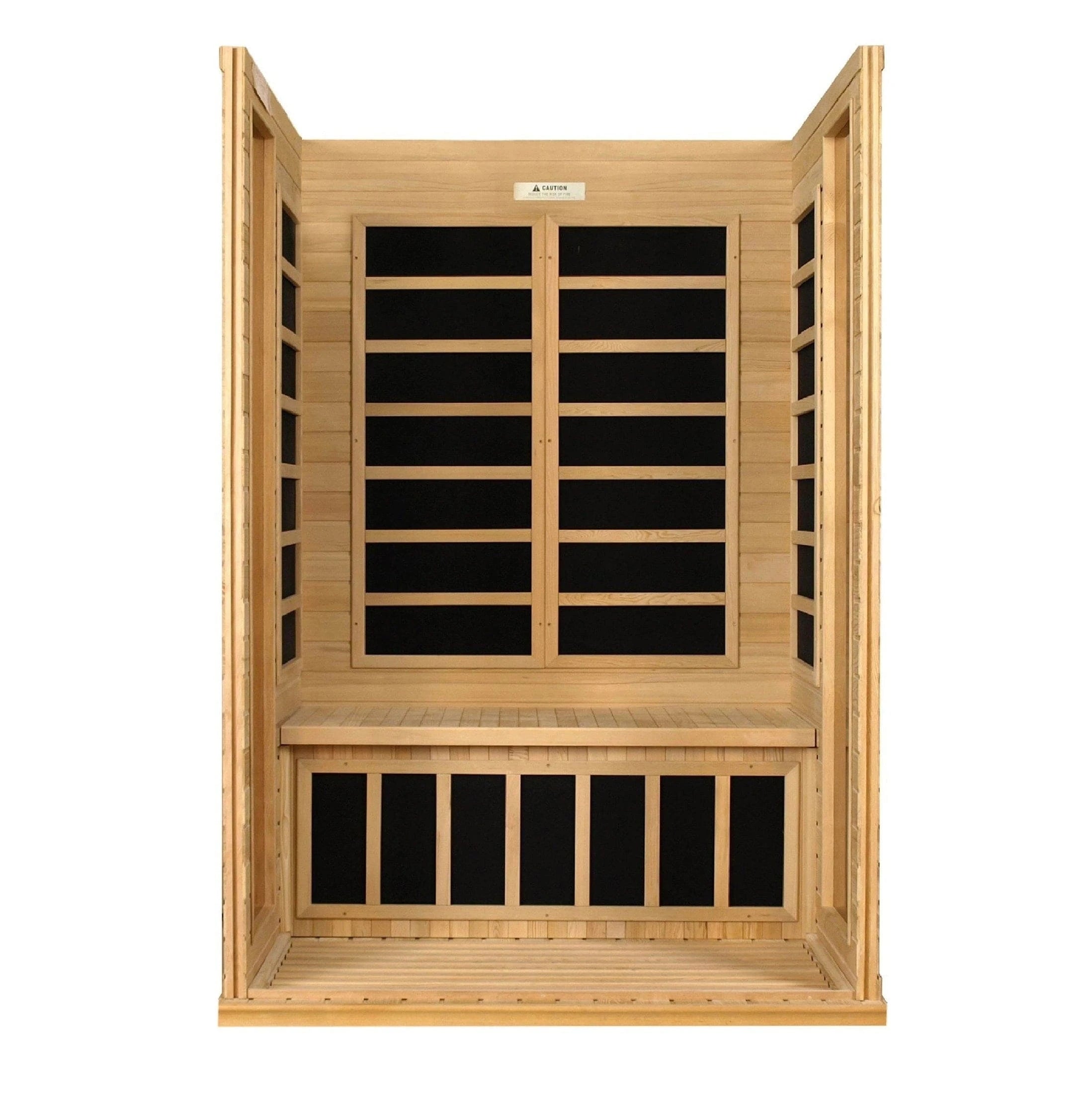 Dynamic Saunas Sauna Dynamic "Versailles" 2-person Low EMF FAR Infrared Sauna DYN-6210-01