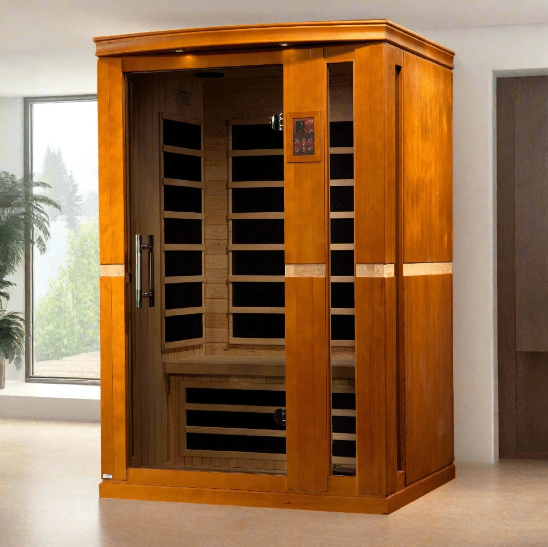 Dynamic Saunas Sauna Dynamic "Vittoria" 2-person Low EMF FAR Infrared Sauna