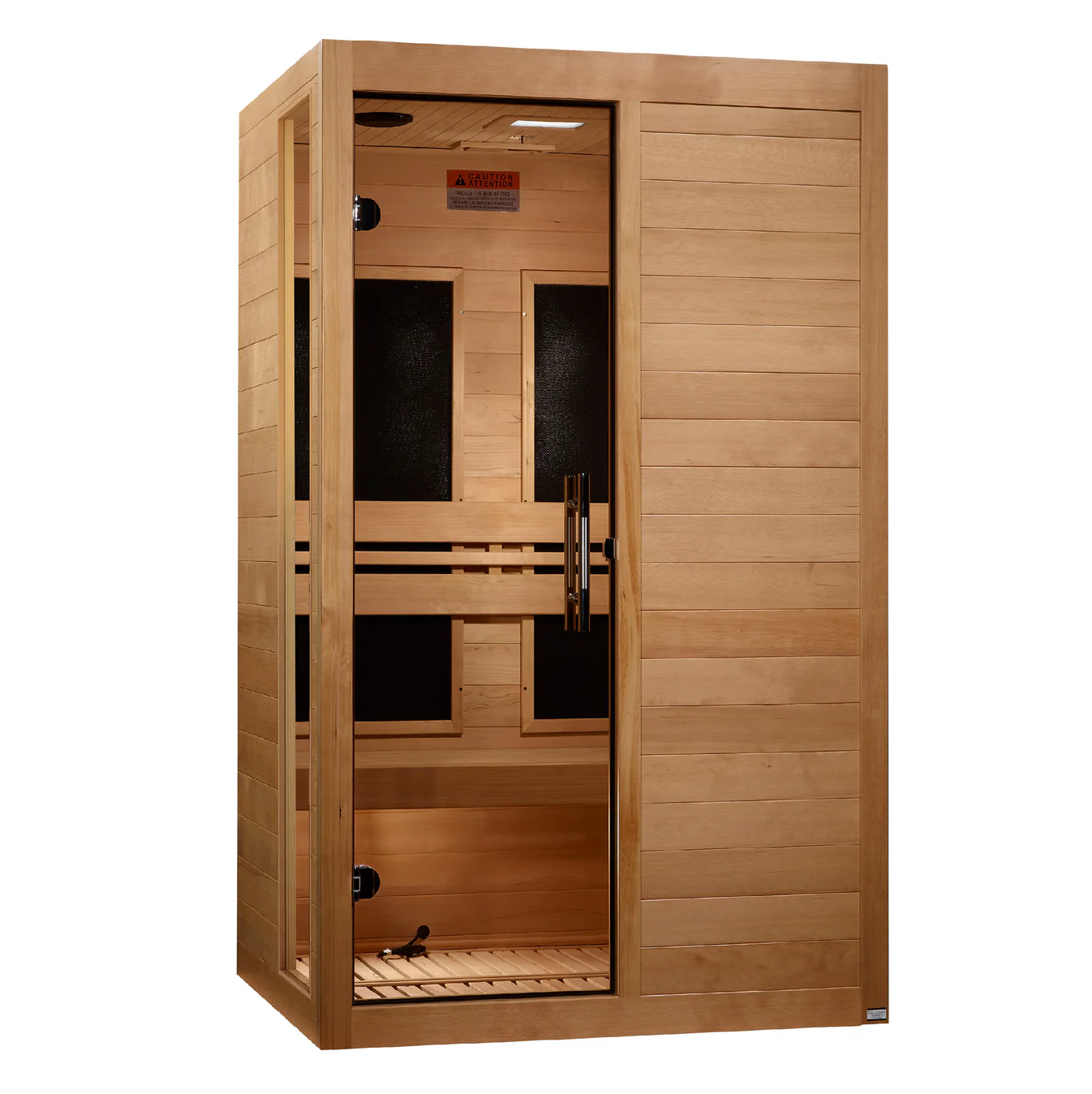 Dynamic Saunas Sauna New 2026 Model Dynamic “Lucca” 2 Person Low EMF FAR Infrared Sauna DYN-6215-05