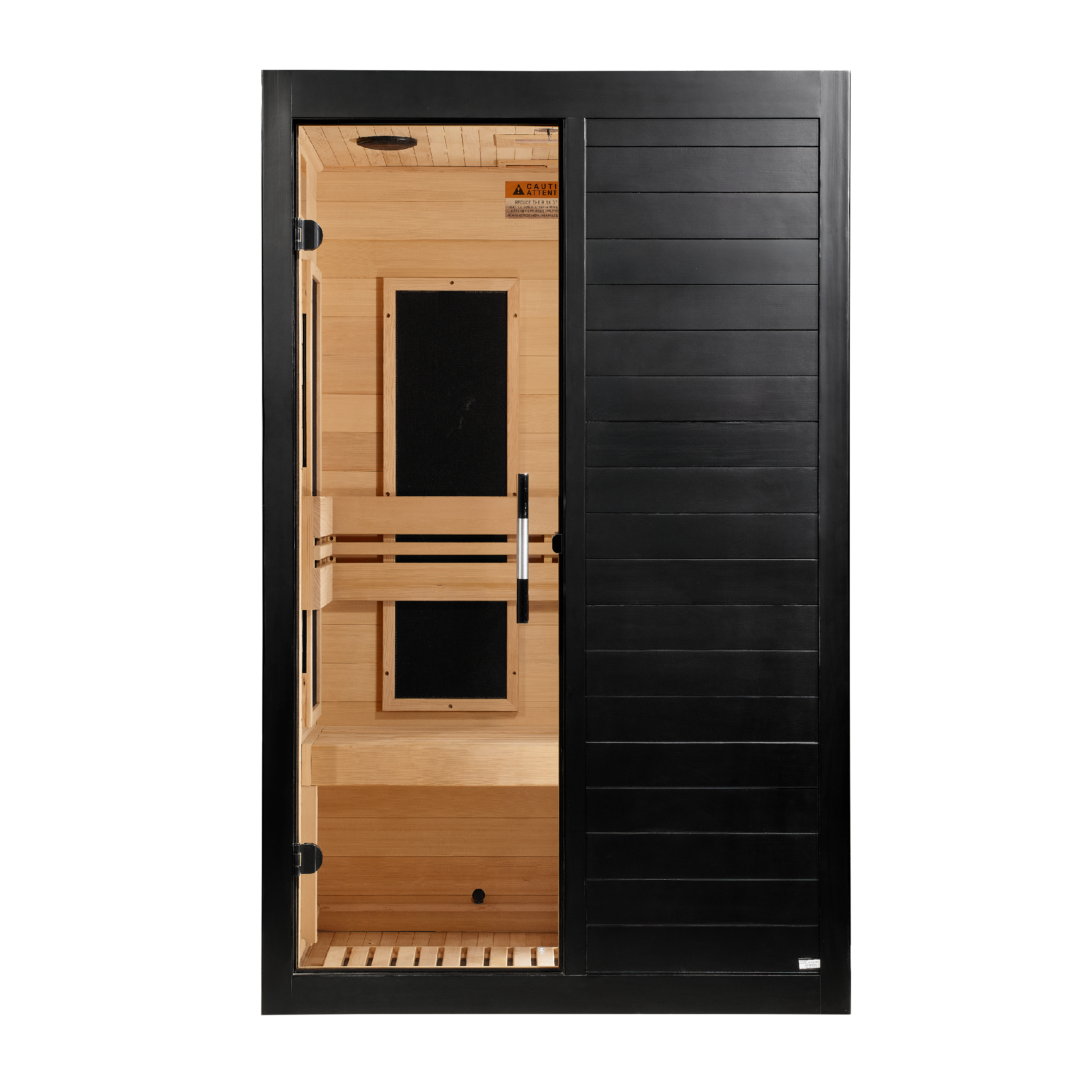 Dynamic Saunas Sauna New 2026 Model Dynamic “Lucca” 2 Person Low EMF FAR Infrared Sauna DYN-6215-05