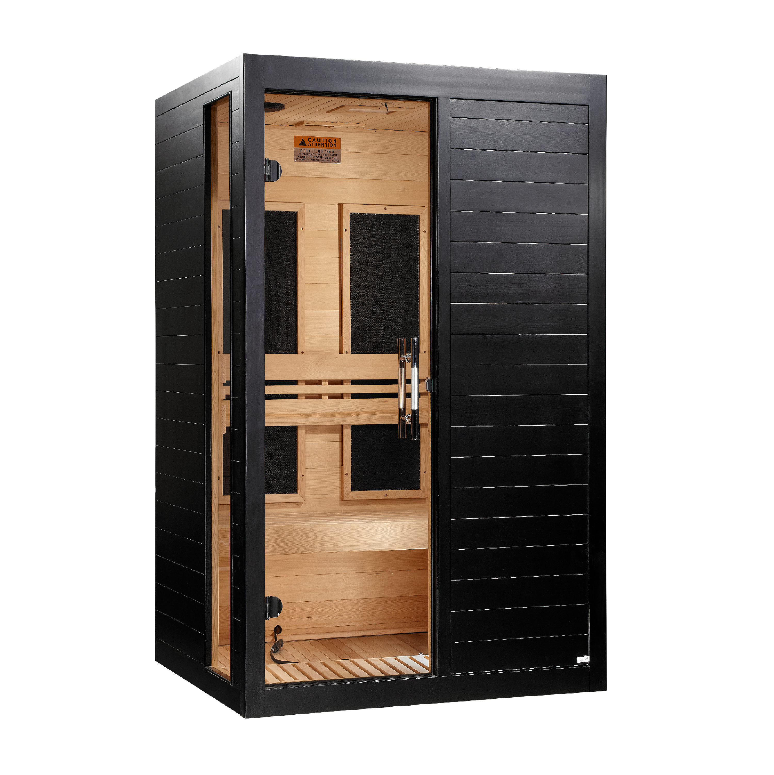 Dynamic Saunas Sauna New 2026 Model Dynamic “Lucca” 2 Person Low EMF FAR Infrared Sauna DYN-6215-05