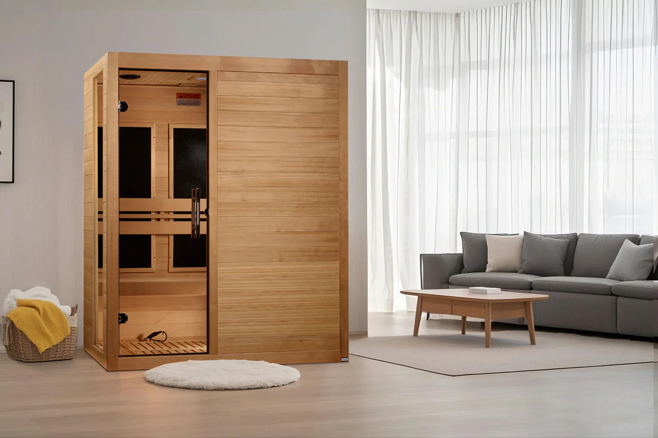 Dynamic Saunas Sauna New 2026 Model Dynamic “Toscana” 3 Person Low EMF FAR Infrared Sauna DYN-6315-05