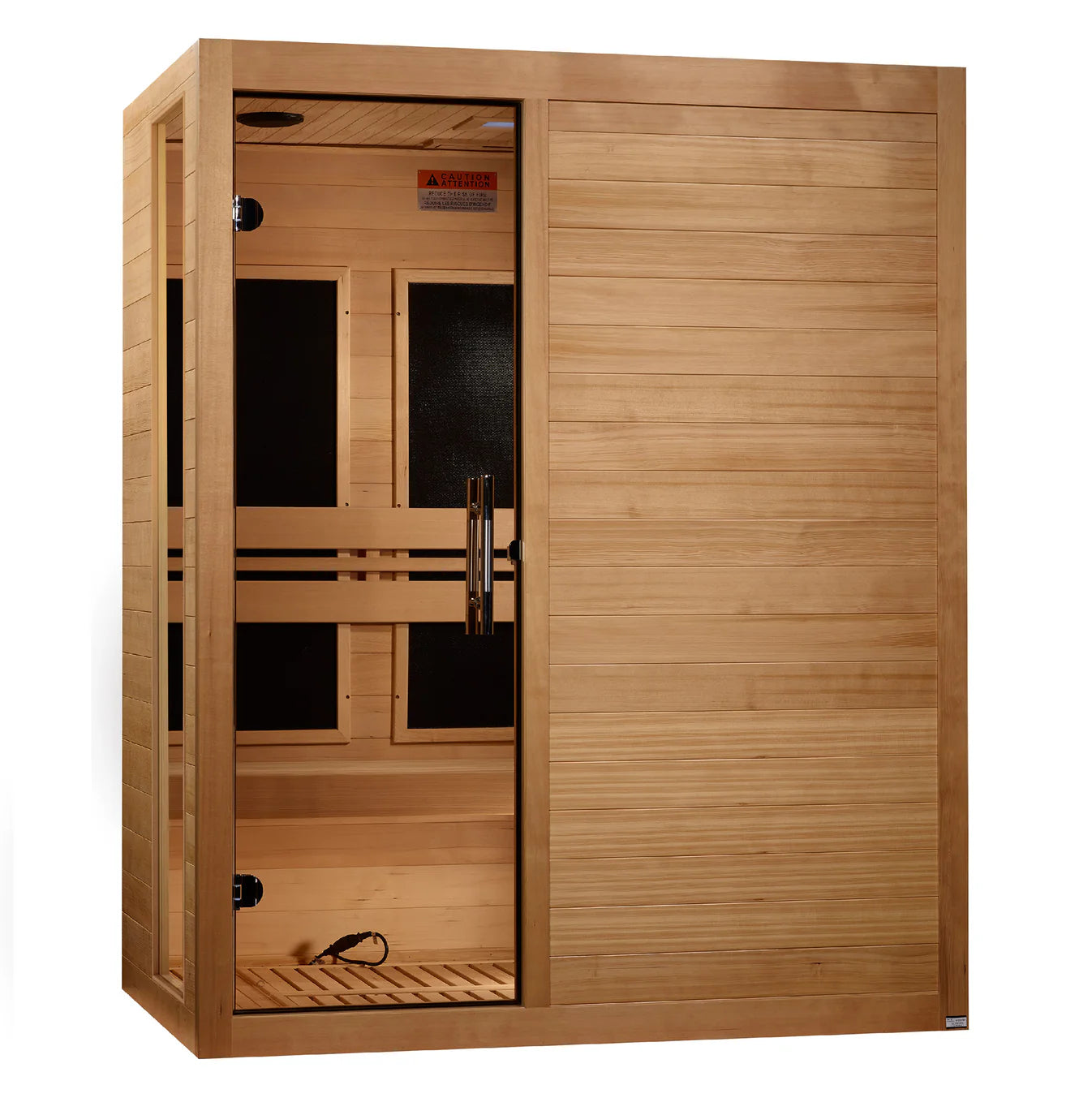 Dynamic Saunas Sauna New 2026 Model Dynamic “Toscana” 3 Person Low EMF FAR Infrared Sauna DYN-6315-05