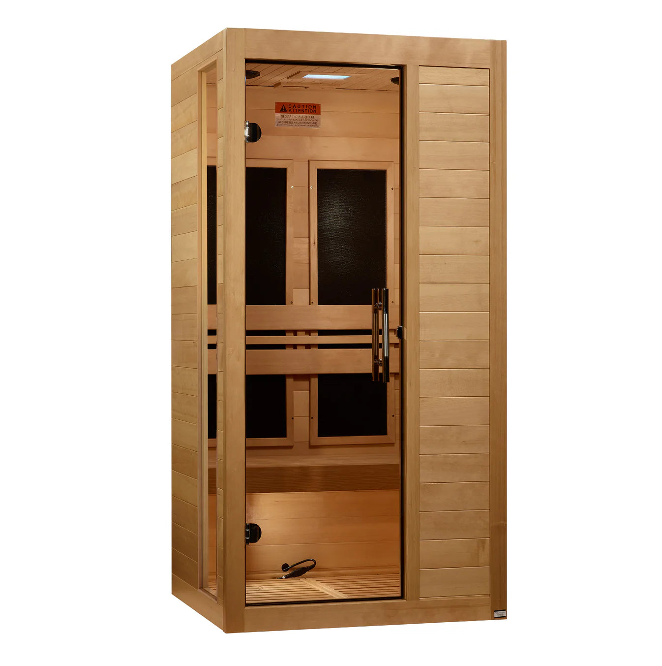 Dynamic Saunas Sauna New 2026 Model Dynamic “Veneto” 1–2 Person Low EMF FAR Infrared Sauna DYN-6115-05