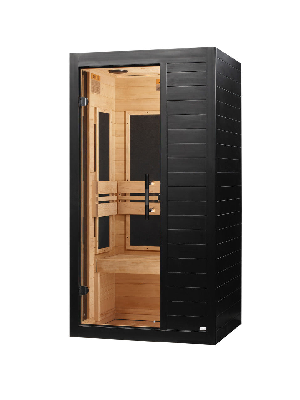 Dynamic Saunas Sauna New 2026 Model Dynamic “Veneto” 1–2 Person Low EMF FAR Infrared Sauna DYN-6115-05