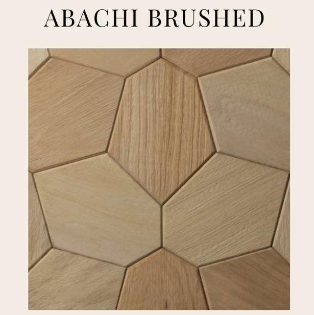 EmotionWood ABACHI BRUSHED EmotionWood Hexagon Series