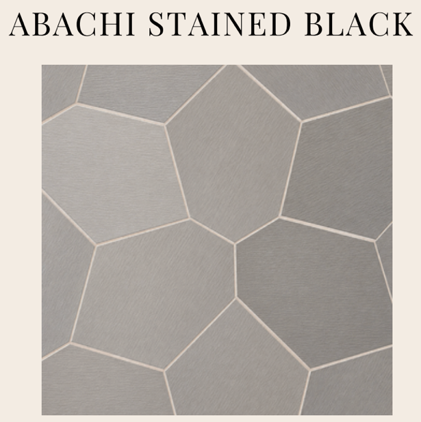 EmotionWood ABACHI STAINED BLACK EmotionWood Hexagon Series