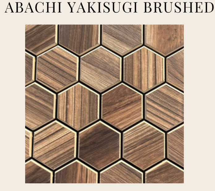EmotionWood ABACHI YAKISUGI BRUSHED EmotionWood Promenade Series