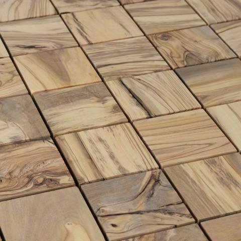 EmotionWood EmotionWood Square 70 Olive Decorative Sauna Wall Panel