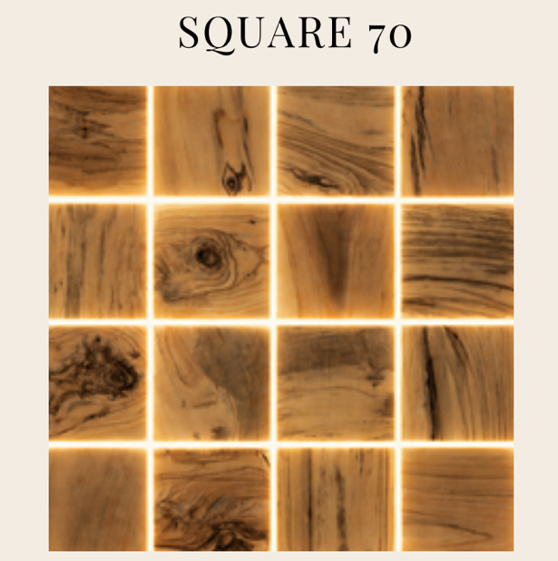EmotionWood SQUARE 70 EmotionWood LED Wall Series