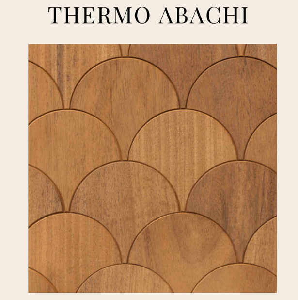 EmotionWood THERMO ABACHI EmotionWood Fish Scale Series
