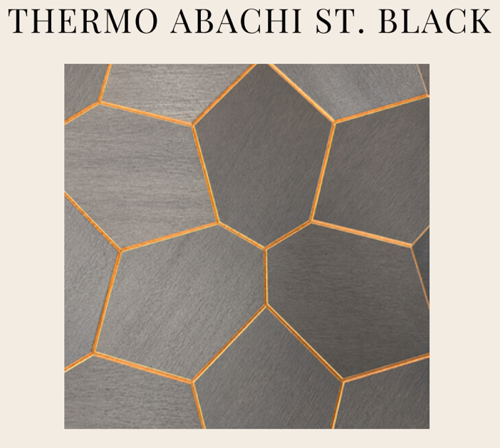 EmotionWood THERMO ABACHI ST. BLACK EmotionWood Hexagon Series
