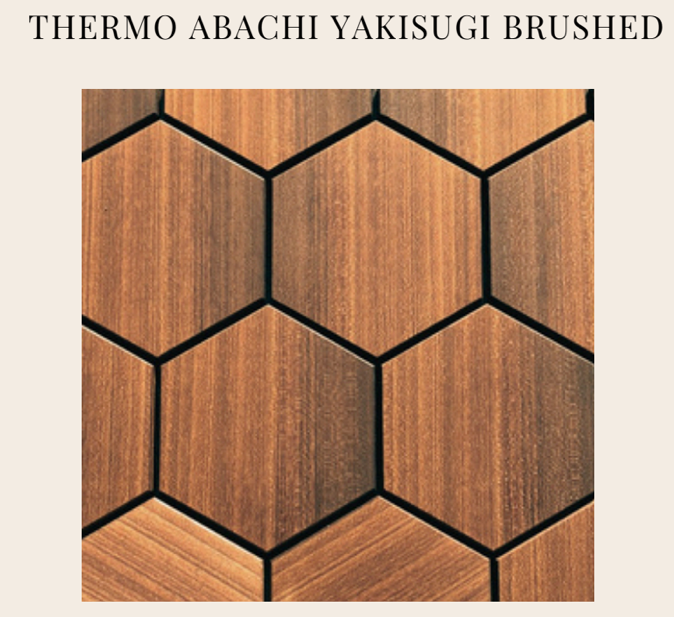 EmotionWood THERMO ABACHI YAKISUGI BRUSHED EmotionWood Promenade XL Series