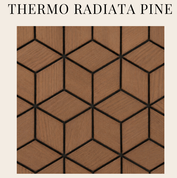 EmotionWood THERMO RADIATA PINE EmotionWood Quarz Series