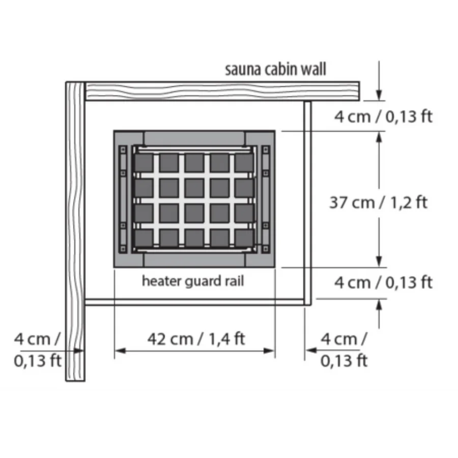 EOS Sauna Heater EOS Mythos S35 7.5kW Electric Sauna Heater