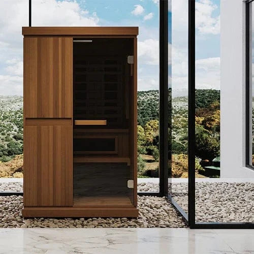 Finnmark Saunas Sauna Finnmark FD-4 Trinity Infrared and Traditional 2-Person Hybrid Sauna