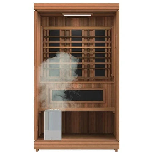 Finnmark Saunas Sauna Finnmark FD-4 Trinity Infrared and Traditional 2-Person Hybrid Sauna