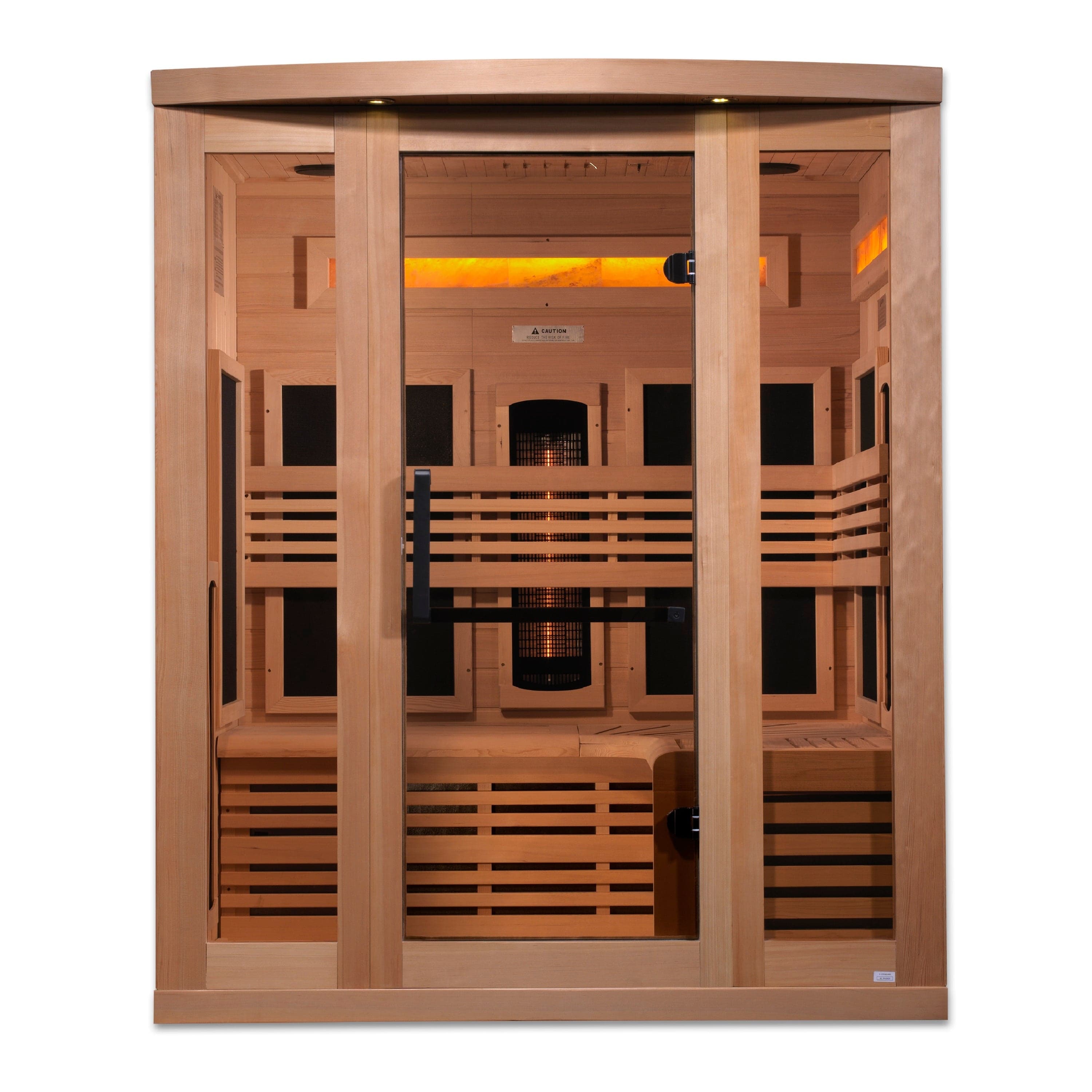 Golden Designs Golden Designs 3-Person Reserve Edition GDI-8230-01 Full Spectrum with Himalayan Salt Bar