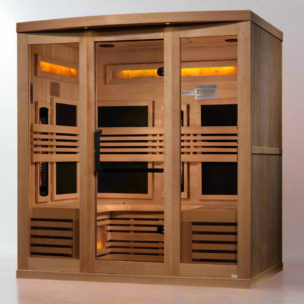 Golden Designs Golden Designs 6-Person Reserve Edition GDI-8260-01 Full Spectrum with Himalayan Salt Bar