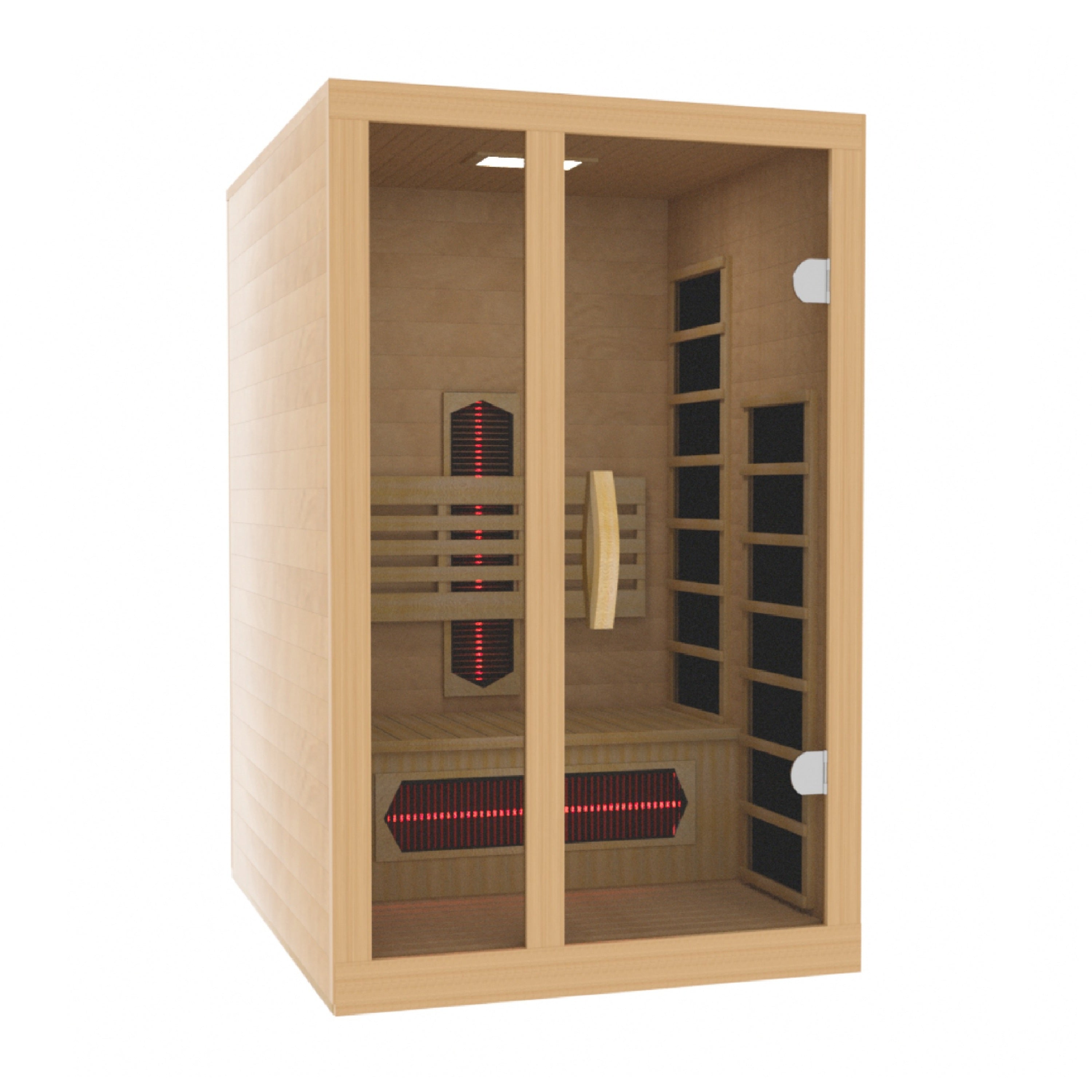 Golden Designs Inc (NA) Dynamic Gracia 1-2-Person Full Spectrum Near Zero EMF FAR IR Sauna (DYN-6119-03 FS)