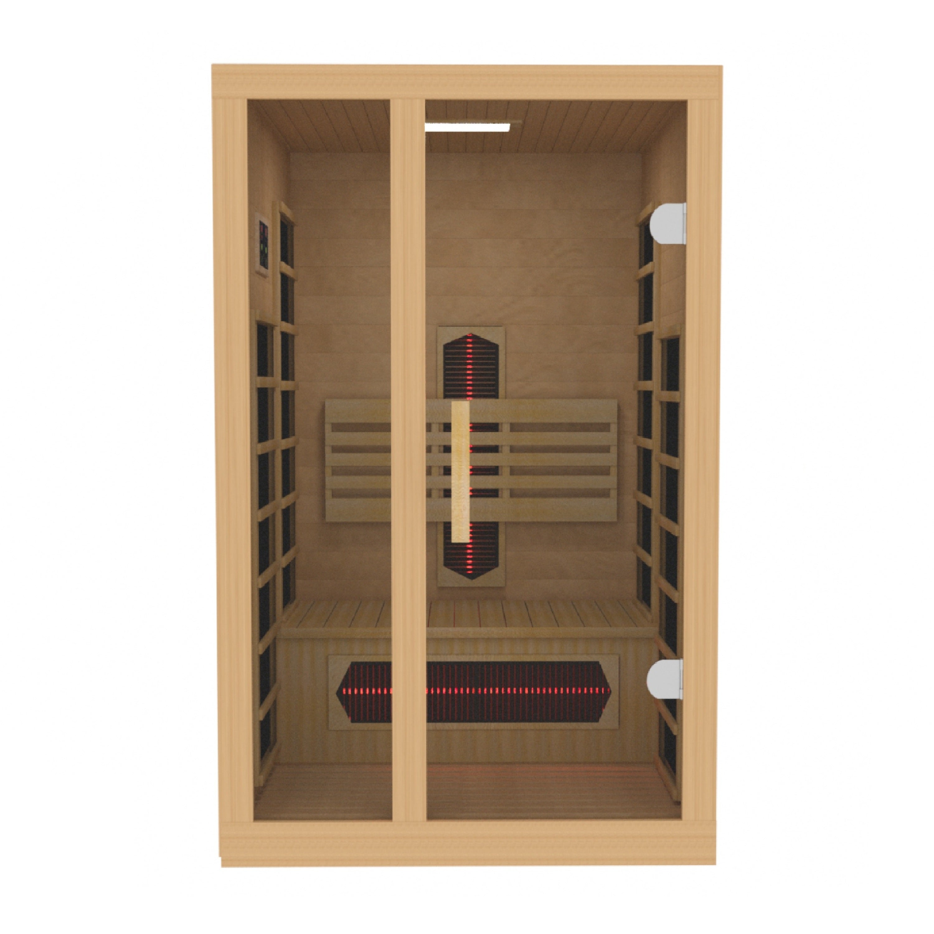 Golden Designs Inc (NA) Dynamic Gracia 1-2-Person Full Spectrum Near Zero EMF FAR IR Sauna (DYN-6119-03 FS)