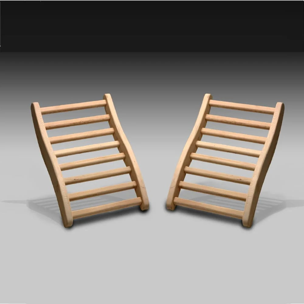 Golden Designs Sauna accessories Golden Designs S-Shape Back Rest for Saunas - 2 Pack