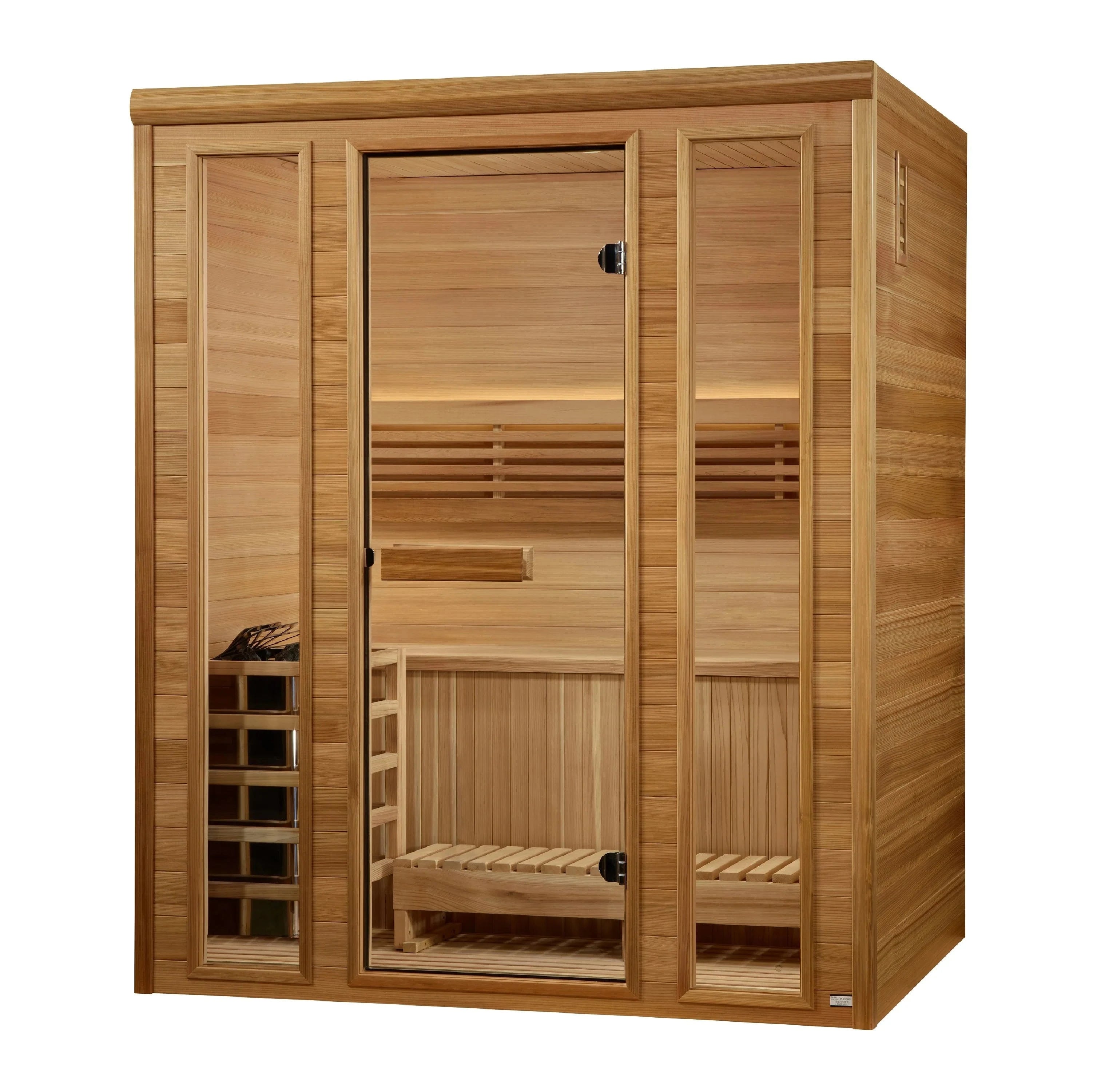 Golden Designs Sauna Golden Designs 2025 "Andermatt Edition" 3 Person Traditional Steam Sauna (GDI-7030-01)