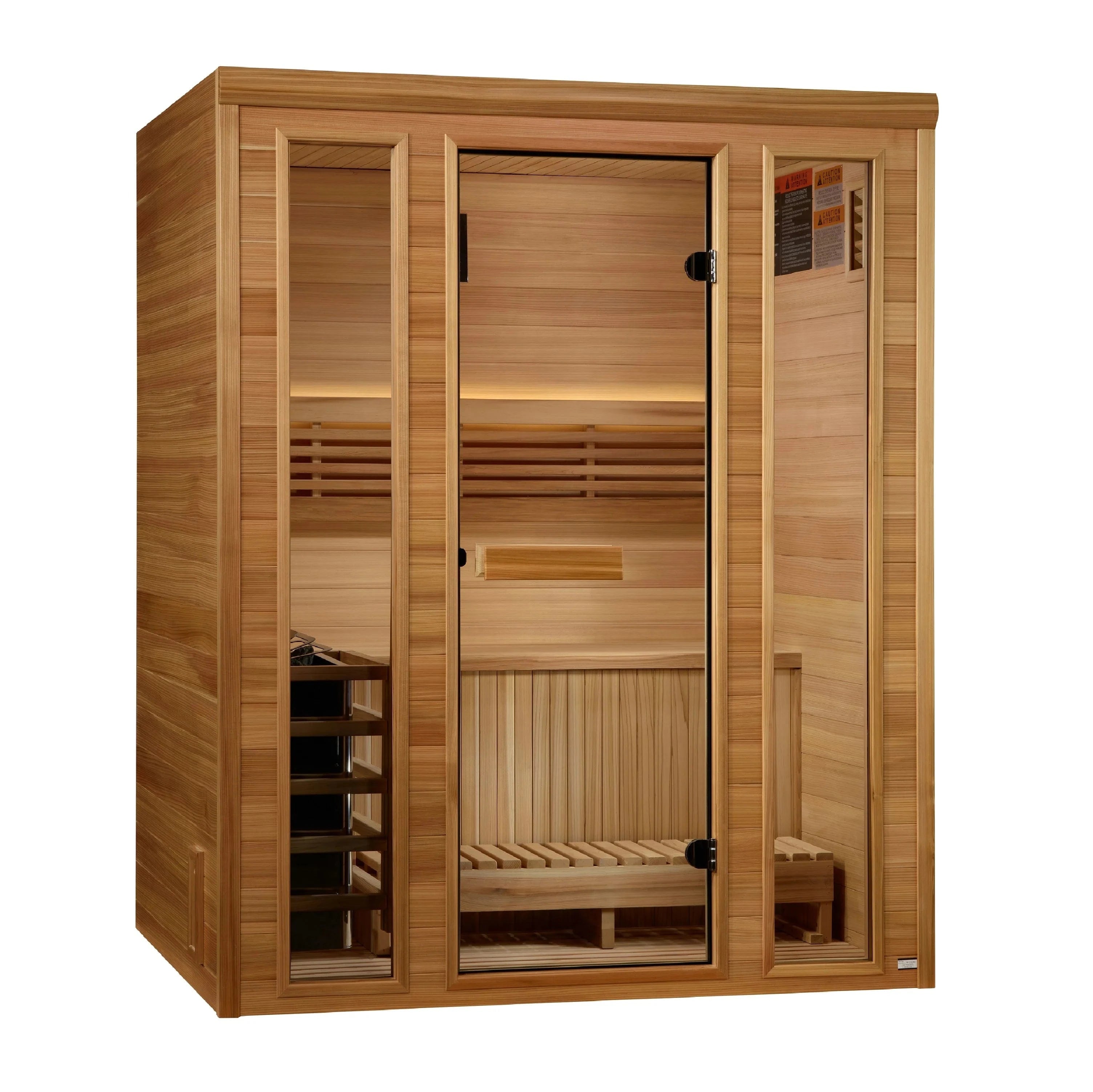 Golden Designs Sauna Golden Designs 2025 "Andermatt Edition" 3 Person Traditional Steam Sauna (GDI-7030-01)