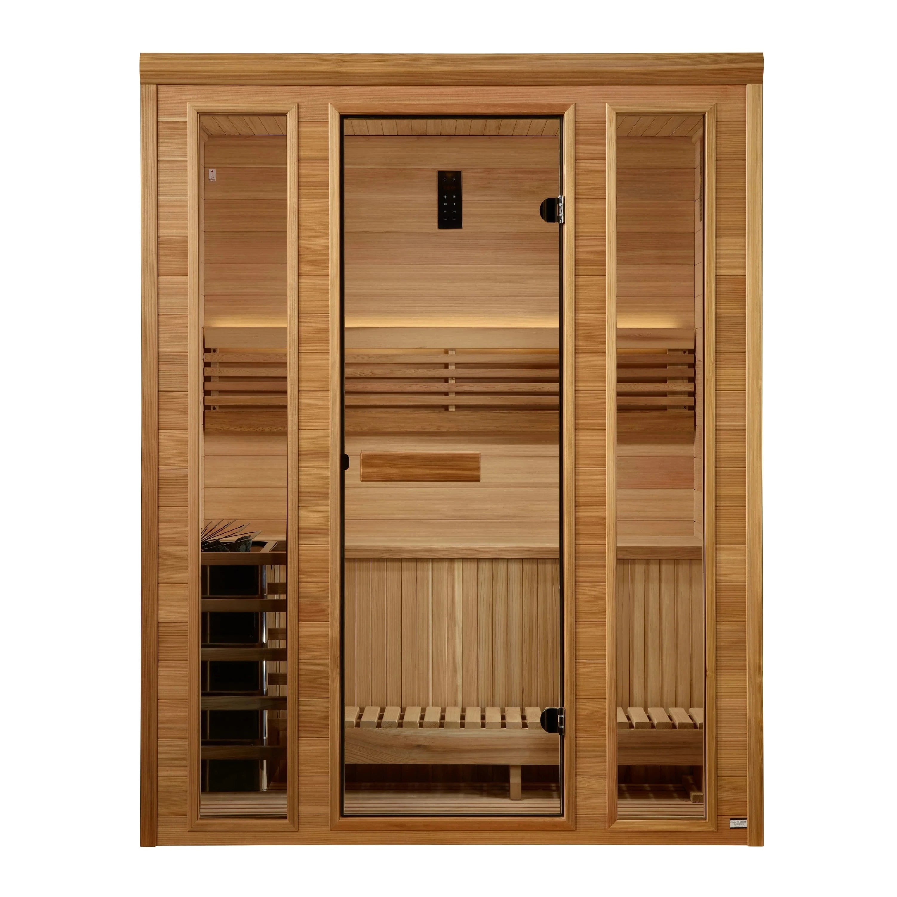 Golden Designs Sauna Golden Designs 2025 "Andermatt Edition" 3 Person Traditional Steam Sauna (GDI-7030-01)