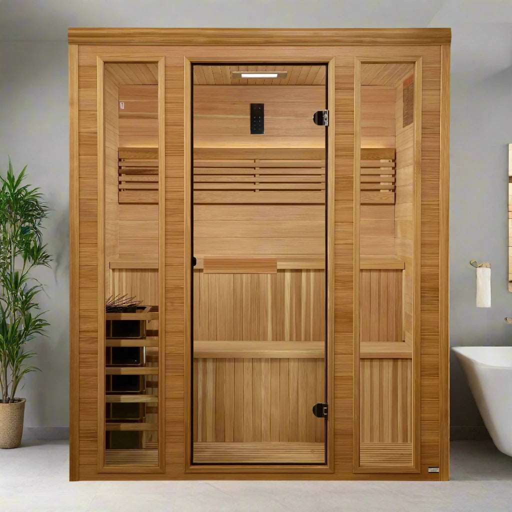 Golden Designs Sauna Golden Designs 2025 "Engelberg Edition" 6 Person Traditional Steam Sauna (GDI-7060-01)