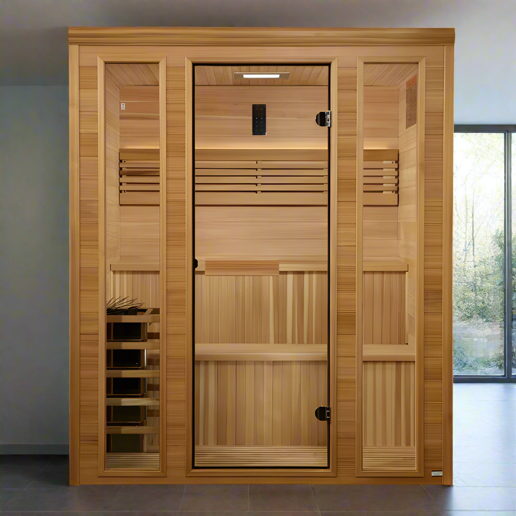 Golden Designs Sauna Golden Designs 2025 "Engelberg Edition" 6 Person Traditional Steam Sauna (GDI-7060-01)