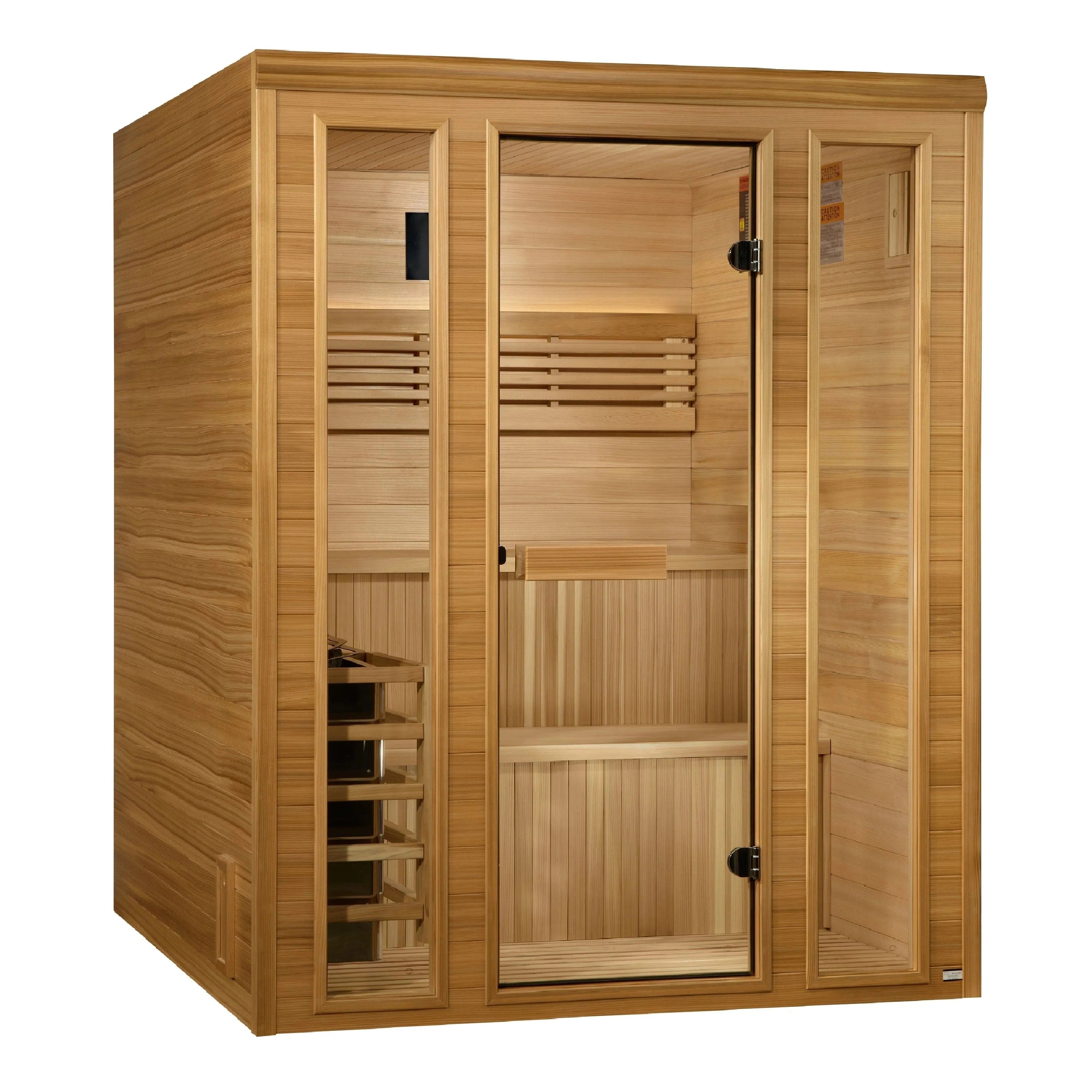 Golden Designs Sauna Golden Designs 2025 "Engelberg Edition" 6 Person Traditional Steam Sauna (GDI-7060-01)