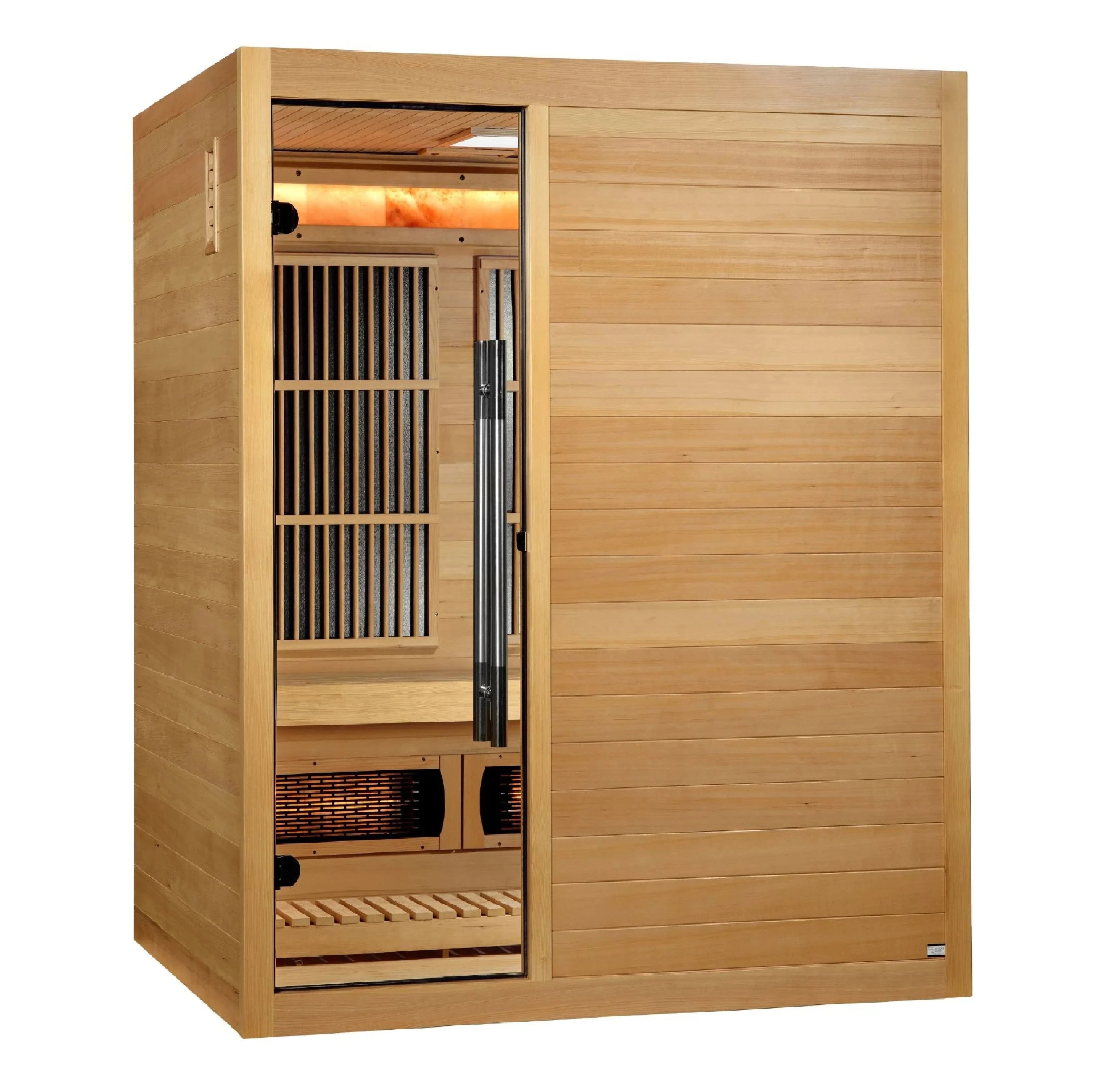 Golden Designs Sauna Golden Designs 2025 Soria GDI-8330-01 3 Person Hybrid Indoor Sauna.