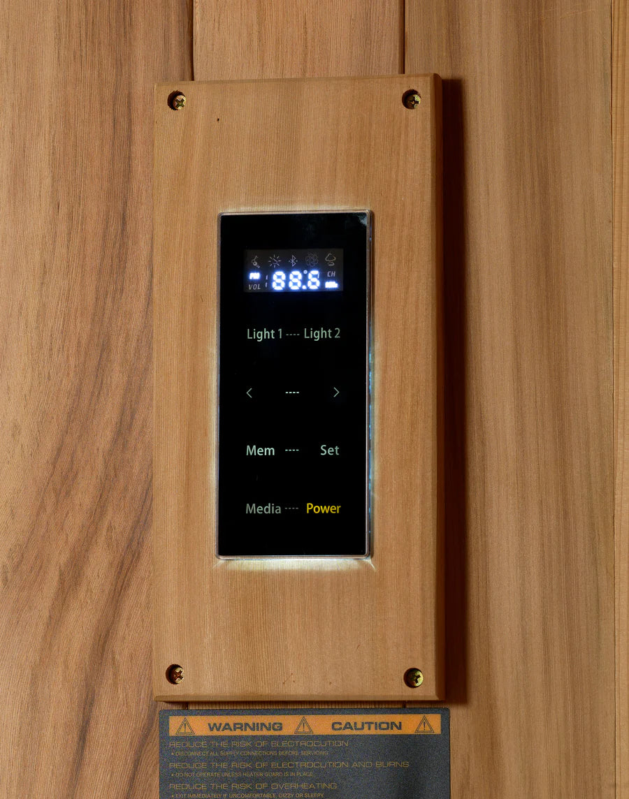 Golden Designs Sauna Golden Designs 2025 "Sundsvall Edition" 2 Person Traditional Sauna