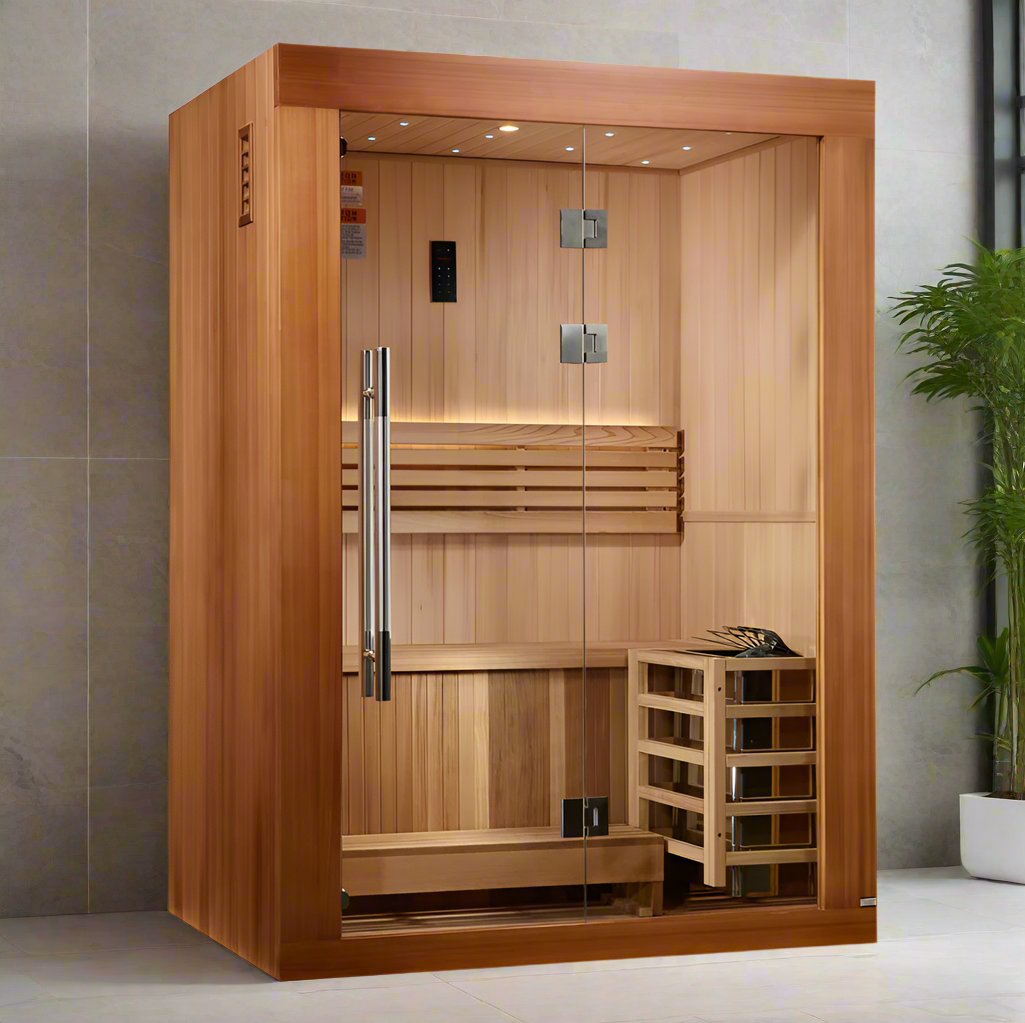 Golden Designs Sauna Golden Designs 2025 "Sundsvall Edition" 2 Person Traditional Sauna