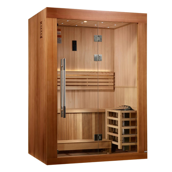 Golden Designs Sauna Golden Designs 2025 "Sundsvall Edition" 2 Person Traditional Sauna