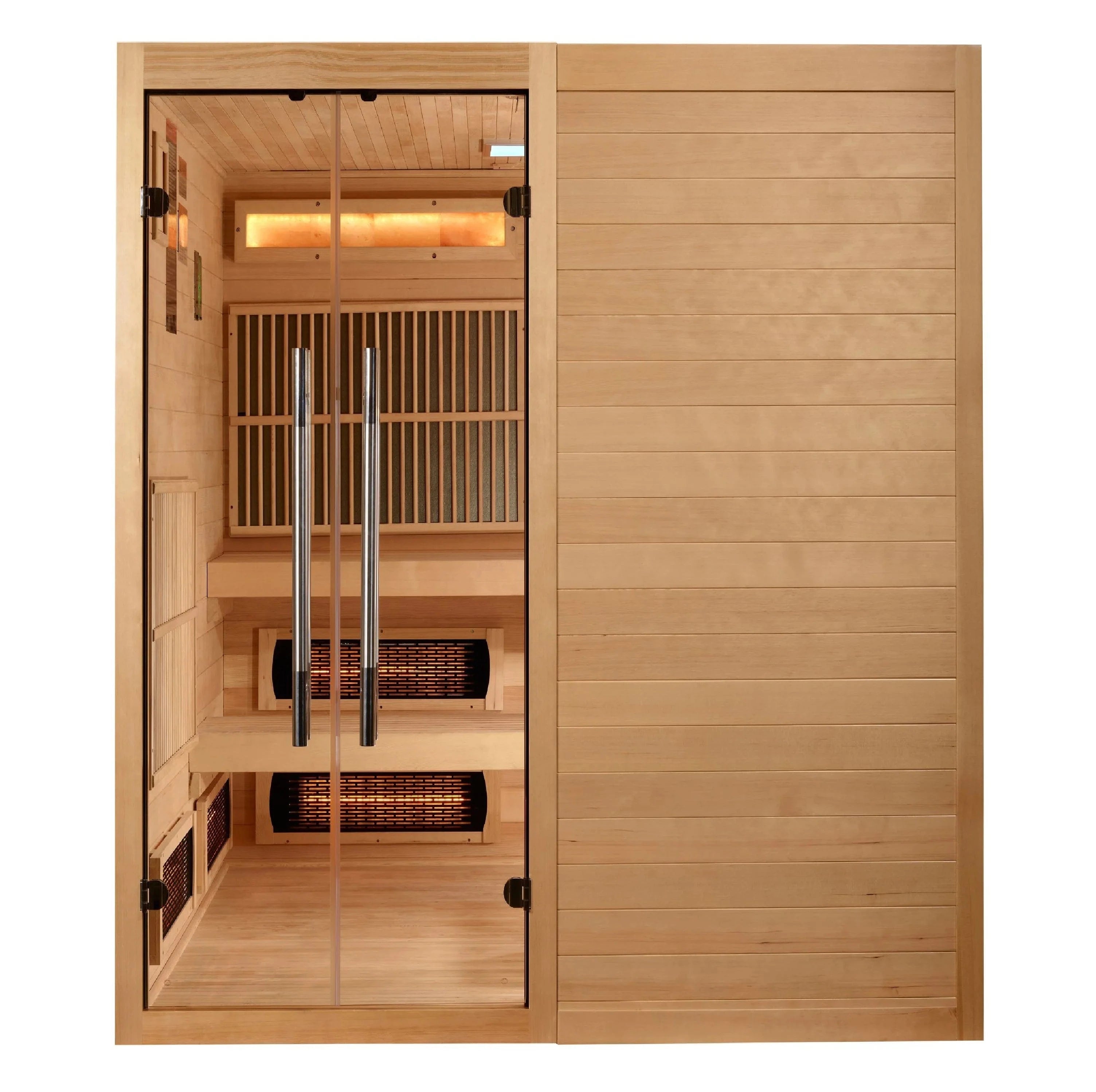 Golden Designs Sauna Golden Designs 2025 Toledo GDI-8360-01 6 Person Hybrid Indoor Sauna.